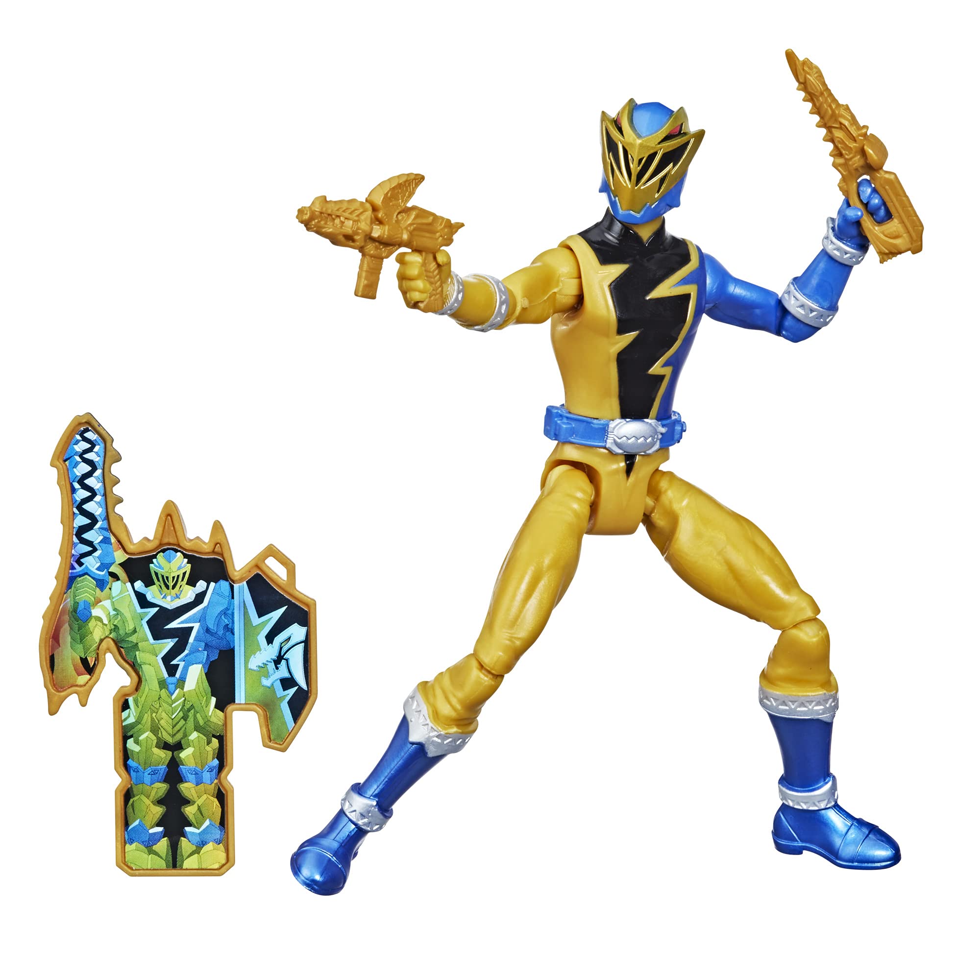 Buy Power Rangers Dino Fury Gold Ranger 6-Inch Action Figure Toy ...