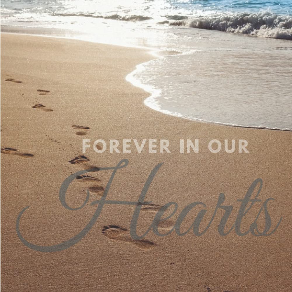 Buy Beach Sunset Funeral Guest Book: Celebration of Life: Memorial ...