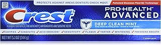 Crest Pro Health Advanced Deep Clean Mint Toothpaste, 5.1 Ounce (Pack of 12) (Packaging May Vary)