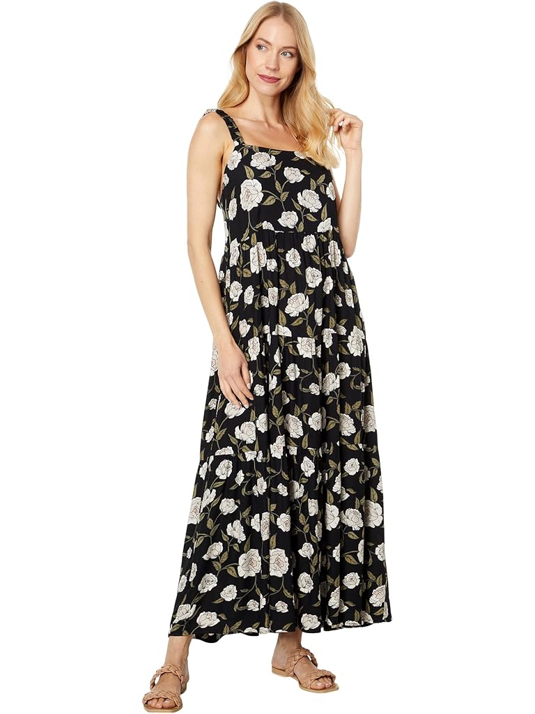 Saltwater Luxe Libbie Sustainable Moonlight Bloom Tank Maxi Dress