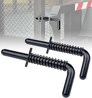 Aupar Heavy Duty Steel Trailer Gate Spring Latch Pin | Repair Kit 819T | Anti Rust | Black