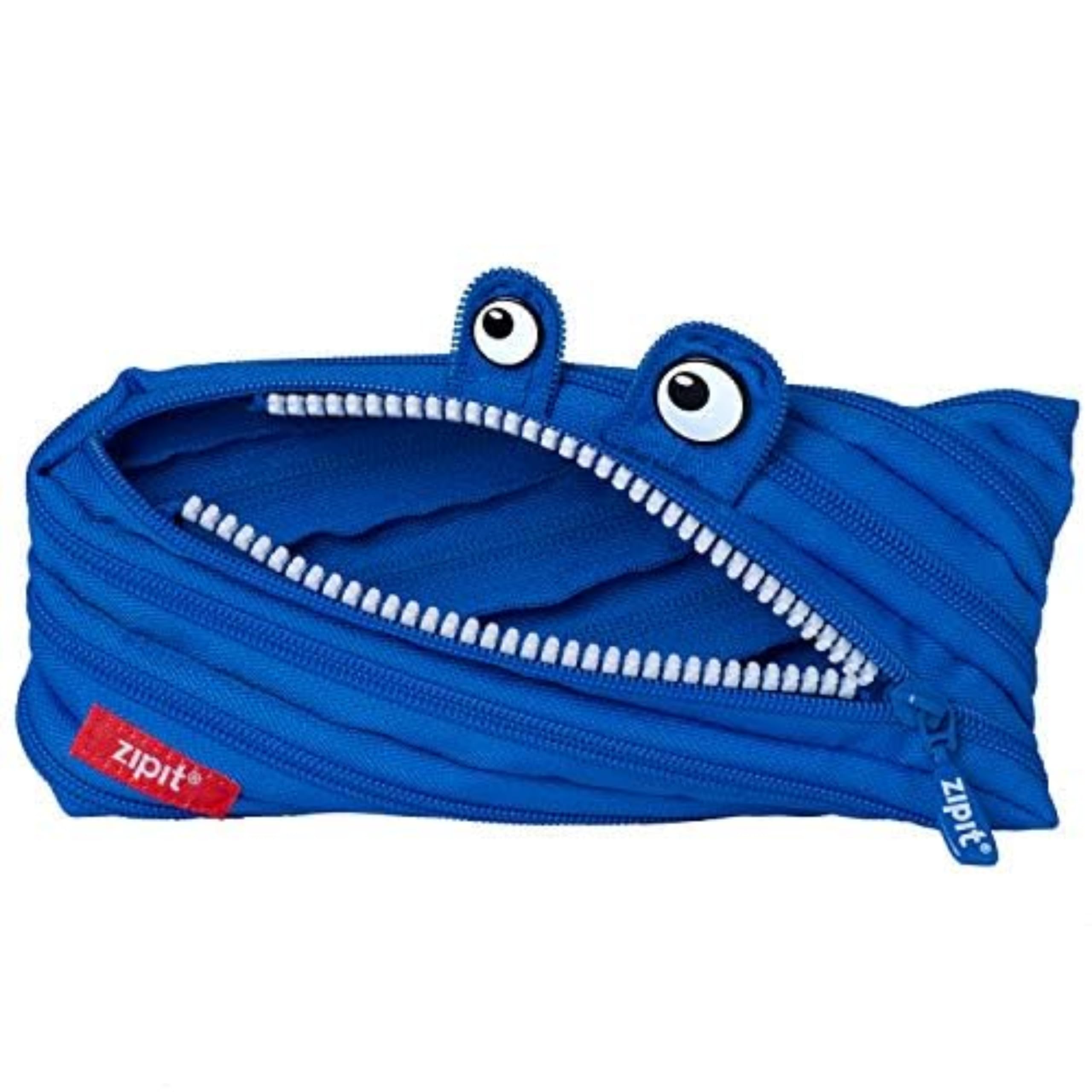 ZIPIT Polyester Monster Pencil Case (Royal Blue)