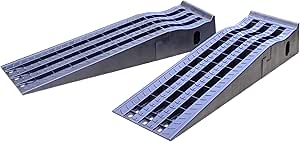 MaxxHaul 50709 Detachable Extendable Car Ramp Set, Portable Car Ramps With 3,250 lbs Maximum Weight Capacity Per Ramp 6,500 lbs Per Pair