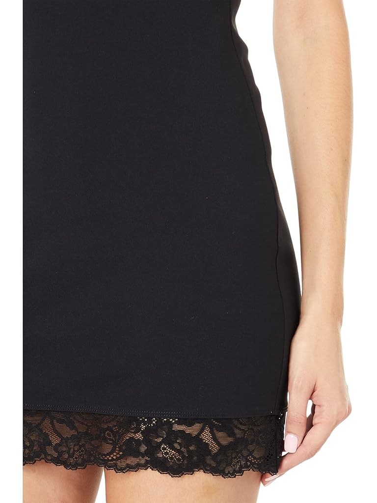 Susana Monaco Mix Media Lace Slip Dress