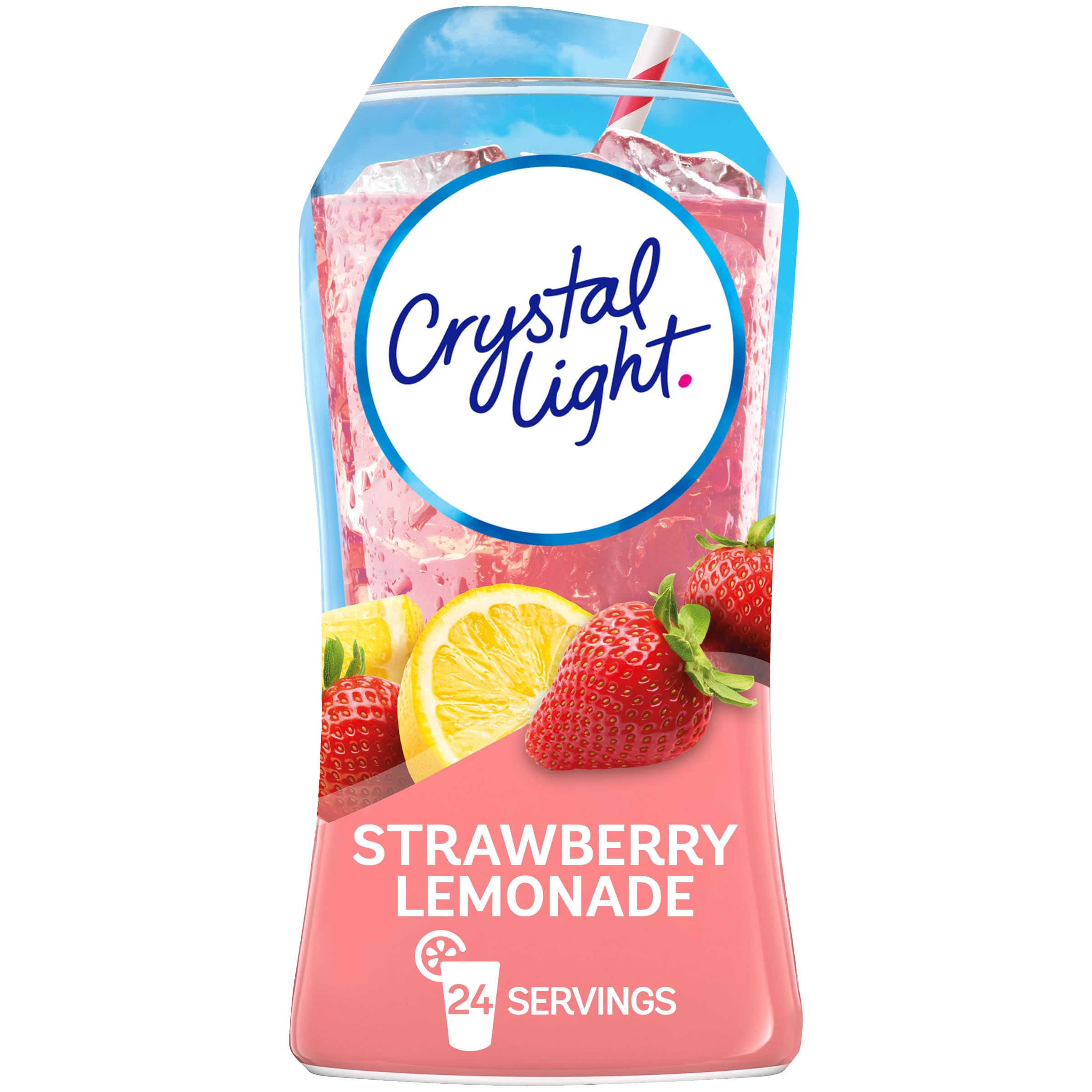 Crystal Light Liquid Strawberry Lemonade Drink Mix (1.62 oz Bottle)