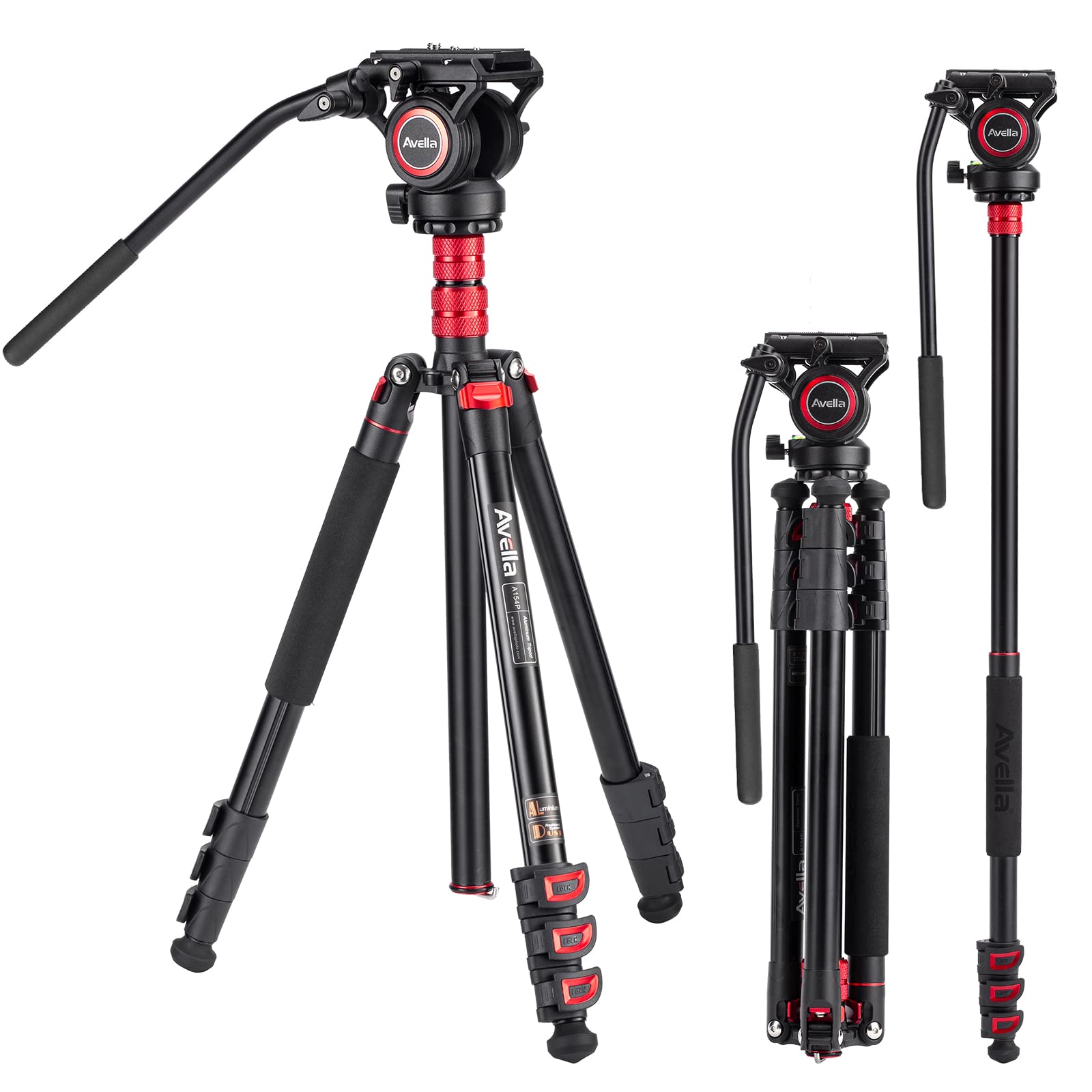 **PARTS ONLY NON REFUNDABLE**NON FUNCTIONAL** Video Tripod, Avella ...