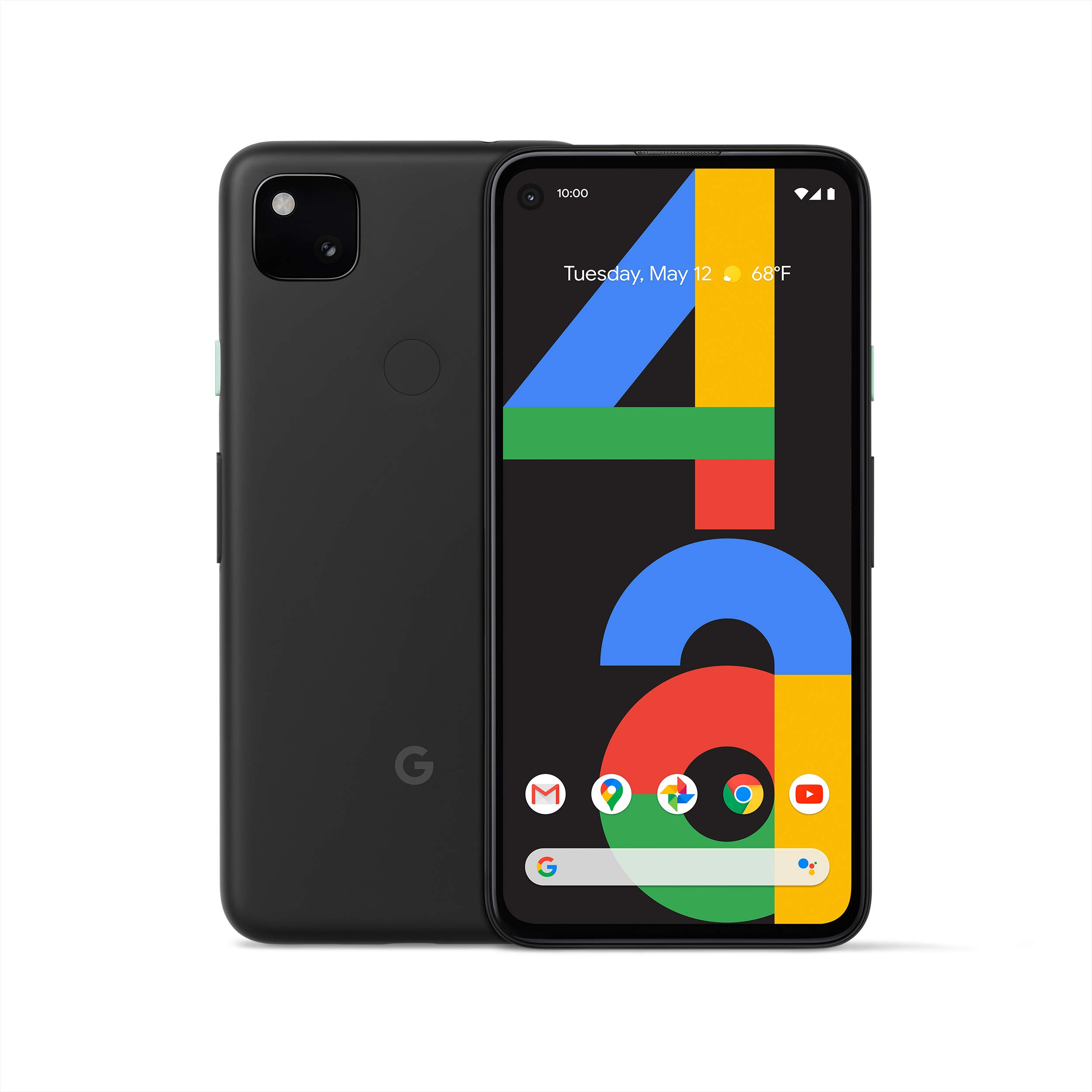 GooglePixel 4a - Unlocked Android Smartphone - 128 GB of Storage - Up to 24 Hour Battery - Just Black