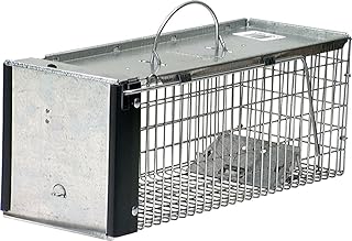 Havahart 0745 Extra Small 1-Door Humane Catch and Release Live Animal Trap for Squirrels, Chipmunks, Rats, Weasels, and Sm...