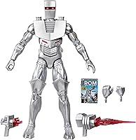 Marvel Legends Series ROM: Spaceknight, Comics-Inspired Collectible 6-Inch Scale Action Figure with Character-Sized...