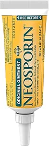 Neosporin Original First Aid Antibiotic Ointment with Bacitracin Zinc For Infection Protection, Wound Care Treatment &amp; Scar Appearance Minimizer for Minor Cuts, Scrapes and Burns,.5 oz