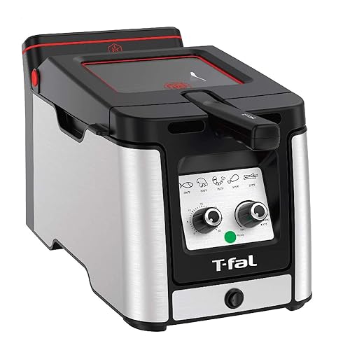 T-Fal Deep Fryer with 3.5L Oil Capacity: Electric Stainless Steel