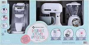 MEMBER'S MARK Gourmet Kitchen Appliance PLAYSET for Kids (White)