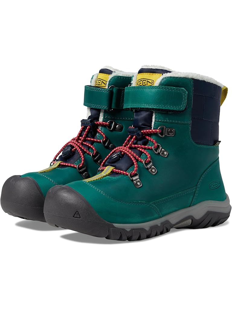 Green KEEN Kids Kanibou Waterproof (Little Kid/Big Kid)