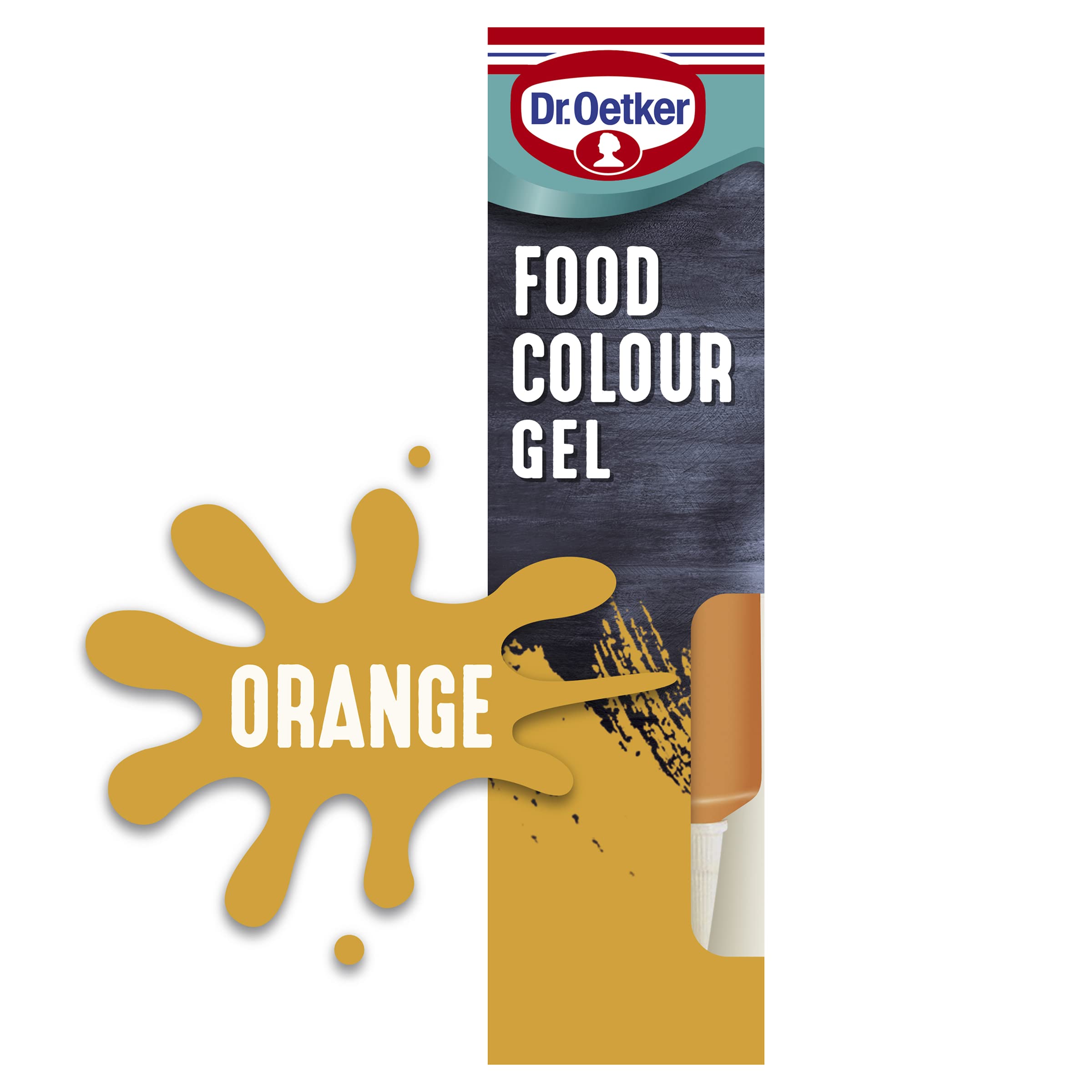 Dr Oetker Extra Strong Food Colour Gel Orange, 15 Gm