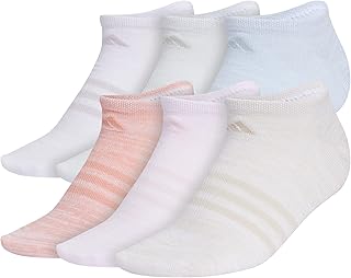 adidas Womens Superlite No Show Socks (6-pair)