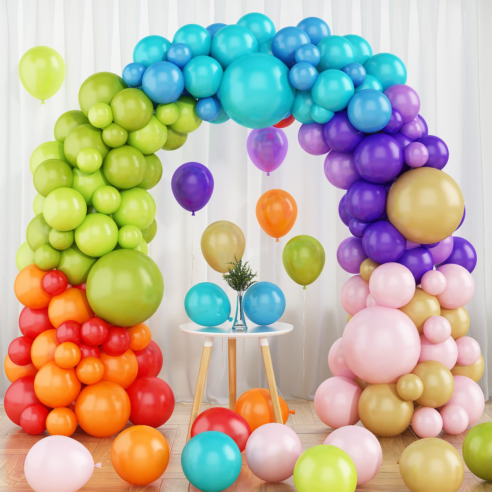 Buy Balloons Garland Arch Kit, 87PCS Rainbow Balloon Garland Balloon ...