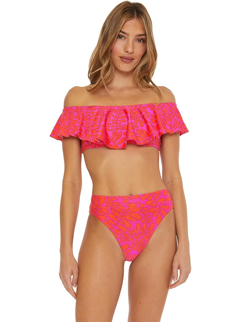 Trina Turk Trellis Ruffle Bandeau Top