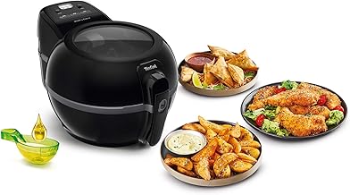 Tefal - Actifry Extra Black FZ7228 Healthy Air Fryer, 1.2 kg Capacity for up to 6 People, Low Oil, Odourless, 300 Recipes