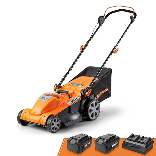 LawnMaster CLMF4817E 48V MAX* Brushless Mower with 2X24V MAX* 4.0Ah