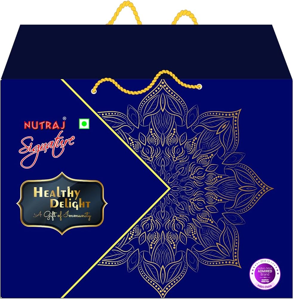 Nutraj Signature Dry Fruits Healthy Delight Gift Box 1kg | Dry ...