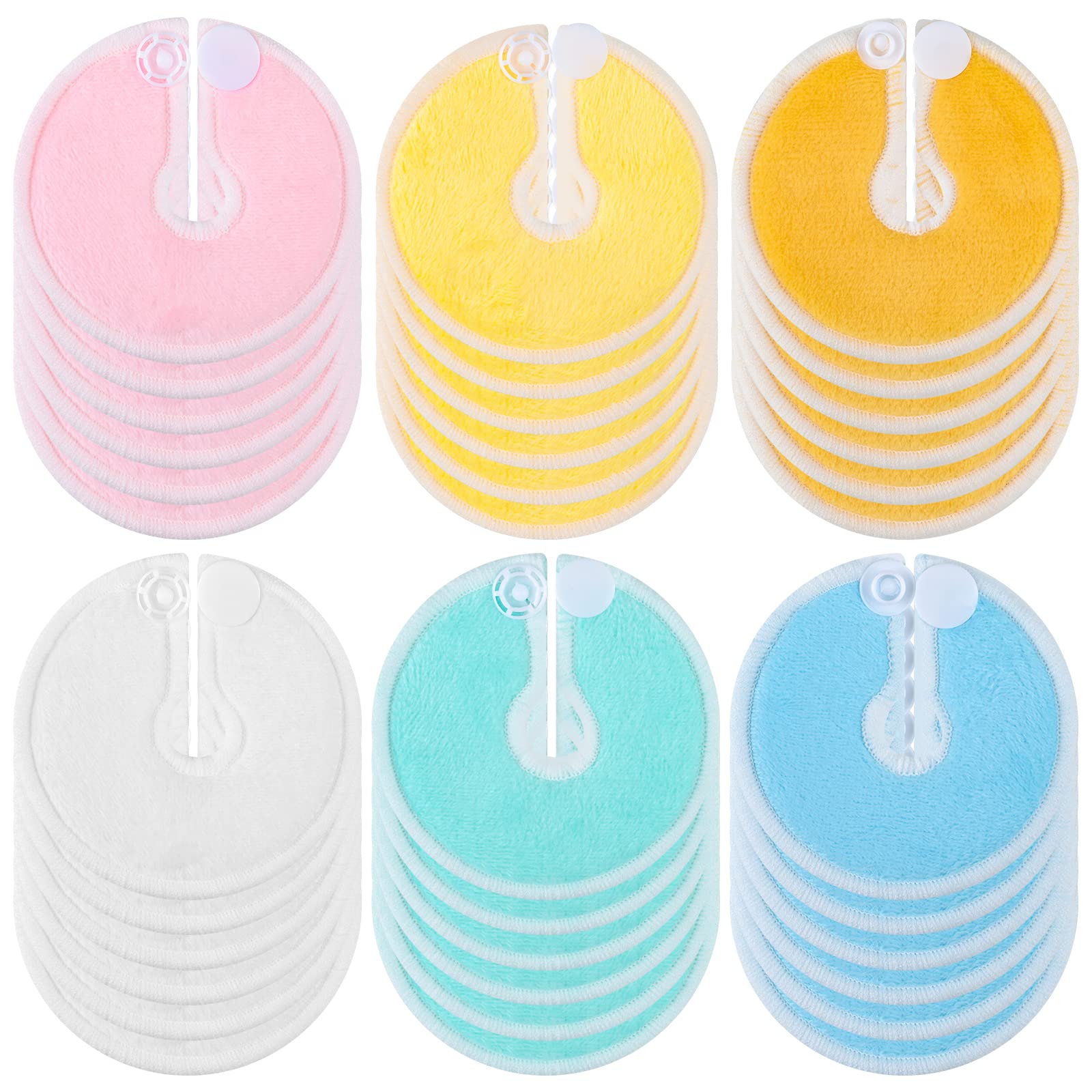 36 Packs Feeding Tube Pads G Tube Button Pad Reusable Breast Feeding Cotton Pads Peritoneal Abdominal Dialysis Feeding Tube Supplies for Breastfeeding Stay Dry