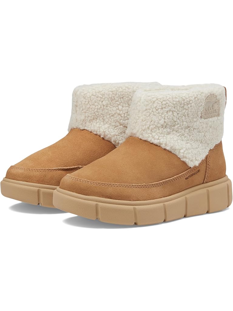 Tan SOREL Kids Sorel Explorer III Slip-On Cozy WP (Little Kid/Big Kid)