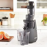 Cuisinart CSJ-300 Easy Clean Slow Juicer (Black and Grey) 