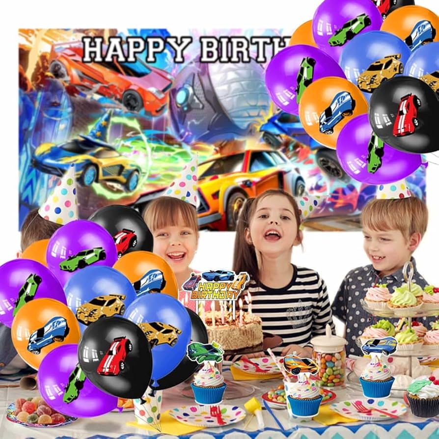 Amazon.com: Rocket Video Game Birthday Party Supplies Plates ...