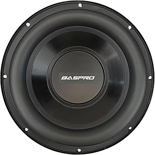 BASPRO SW-101 10 inch 150W RMS / 1200W Peak Power with 4 ohm Impedance Subwoofer Driver, Very Suitable for Upgrading & Rep...