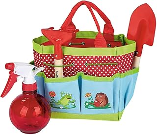 moses. - Krabbelkäfer gefüllte Gartentasche für Kinder, Gartenarbeits-Set mit Tasche, Schaufel, Harke und Sprühflasche, Bunt