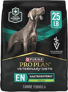 Pro Plan Veterinary Diets Purina EN Gastroenteric Low Fat Canine Formula Dog Food Dry Recipe - 25 lb. Bag