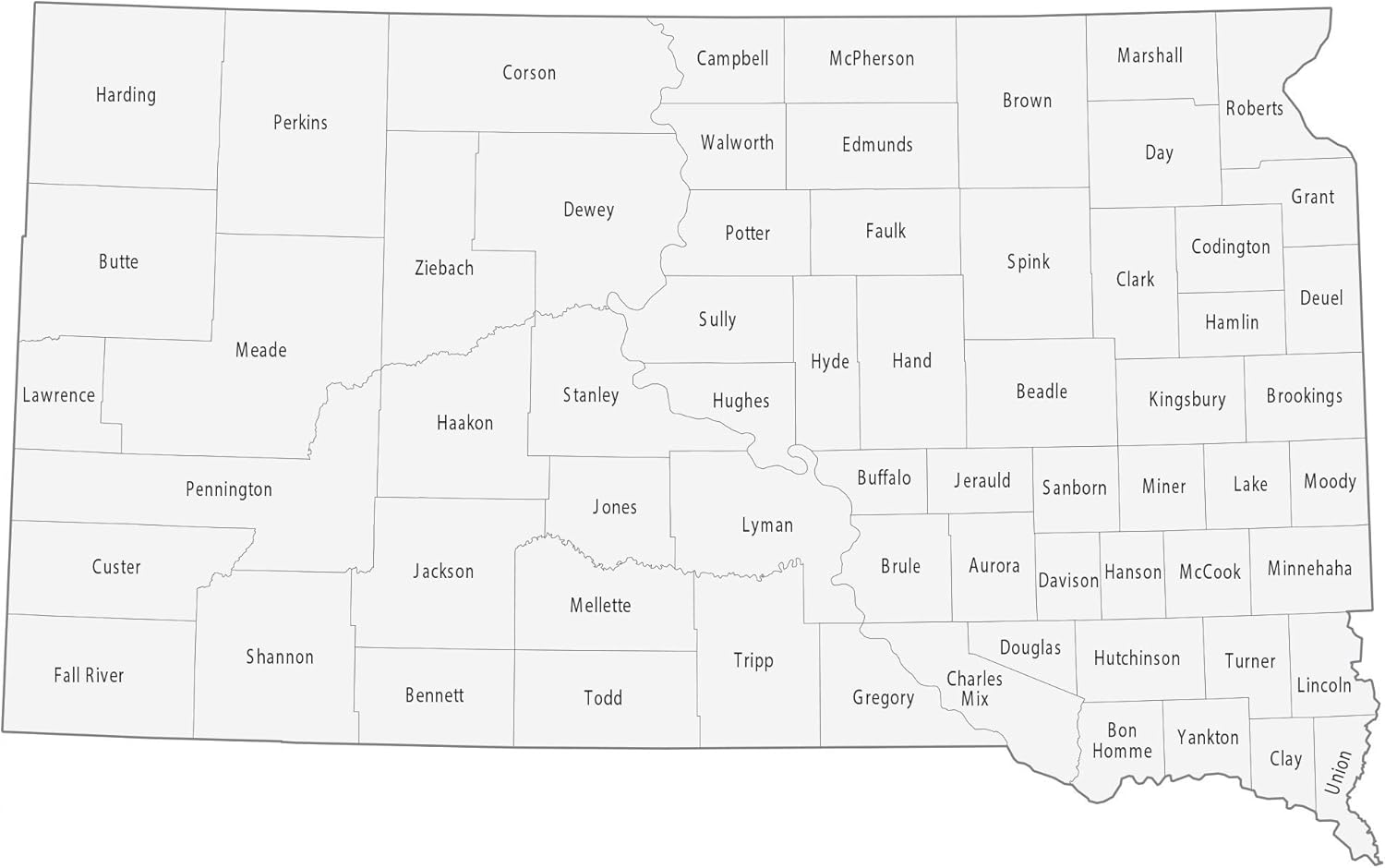 Amazon Com Map Labeled County Map Of Texas Vivid Imag - vrogue.co