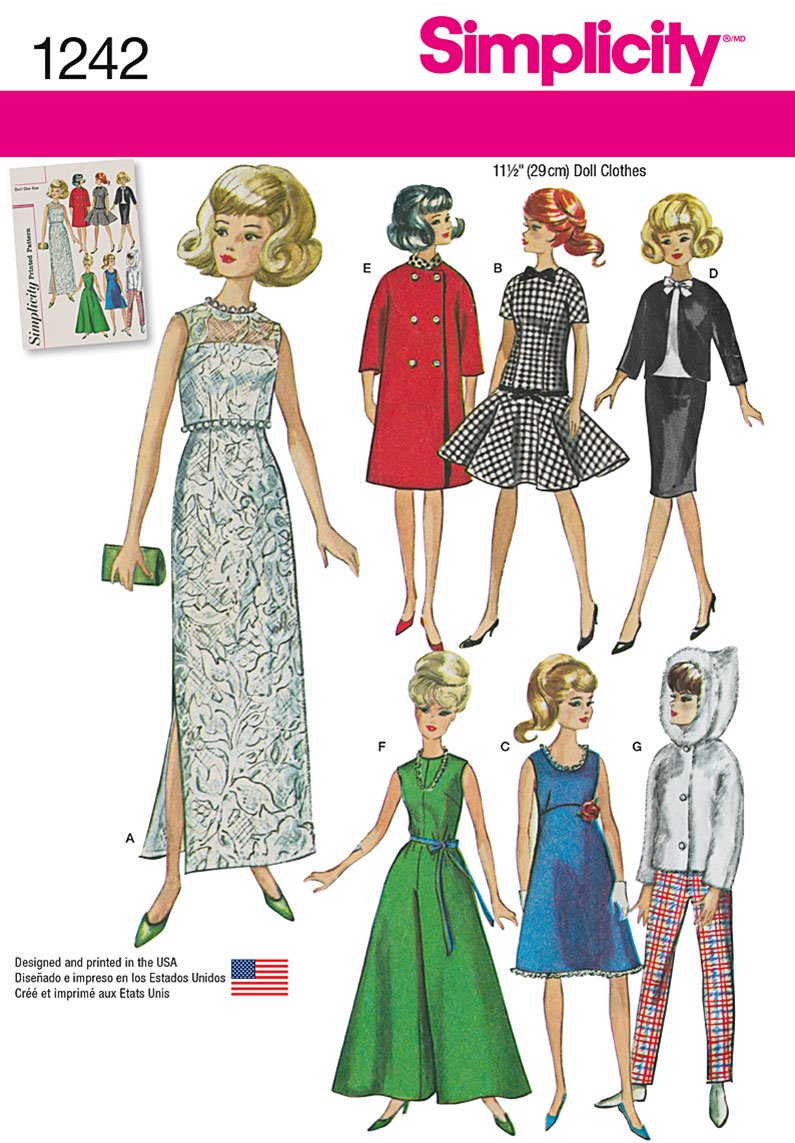 Barbie clothing patterns