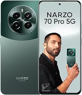 realme NARZO 70 Pro 5G (Glass Green, 8GB RAM,256GB Storage) Dimensity 7050 5G Chipset | Horizon Glass Design | Segment 1st...