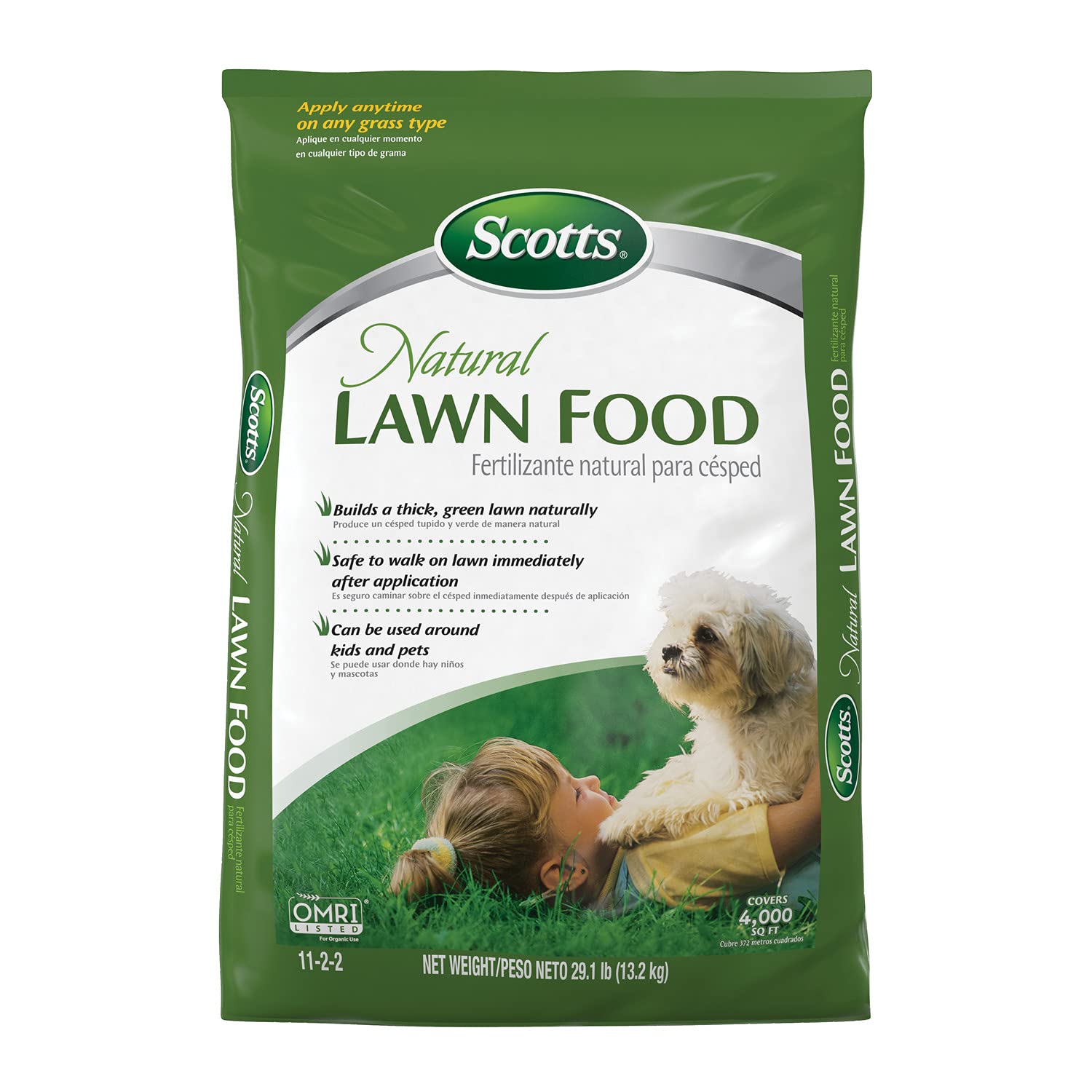 Scotts Natural Lawn Food, 29.1 lbs.