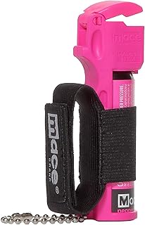 Mace Brand Sport Pepper Spray (Neon Pink) – Accurate 12’ Powerful Pepper Spray with Adjustable Hand Strap and Flip Top Saf...