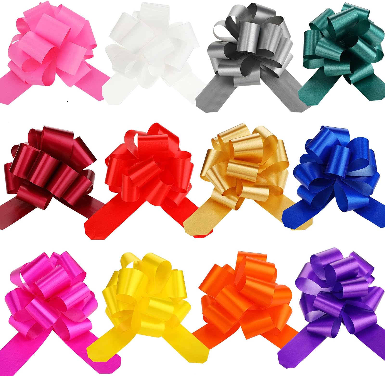 Amazon.com: Pastel Colored Gift Pull Bows Variety Pack - 5