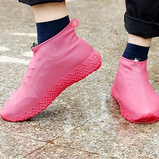 JULU SALES Waterproof Silicone Shoes Covers and Reusable Rain Boots for Cycling,Outdoor,Camping,Fishing,Garden,Shoe Covers