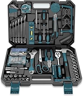 Sundpey Home Tool Kit 257-PCs - Household Basic Repair Tool Set for Men Women - General Hand Mechanic's Tool Set & Screwdr...