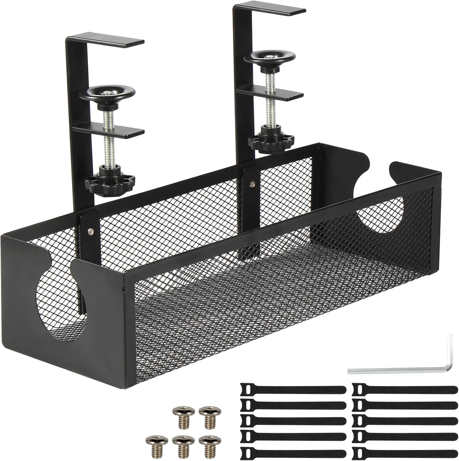 THYGIFTREE Under Desk Cable Management Tray,Cable Organisers Under Desk ...