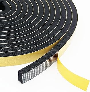 Topiverse Weather Stripping Door Seal Strip, Strong Adhesive, Weatherproof, Reduce Noise, Gap Filler, Foam Insulation Tape...