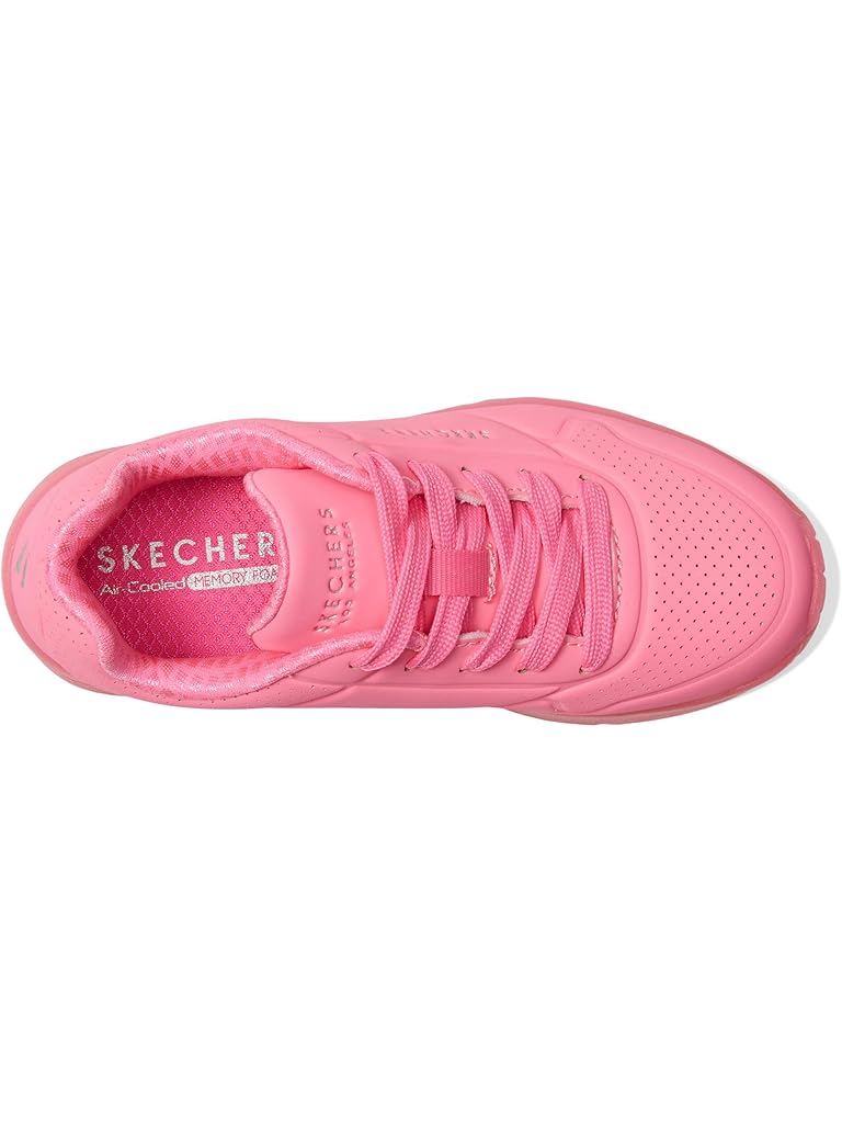 Pink SKECHERS KIDS Street  - Uno Ice 310449L (Little Kid/Big Kid)