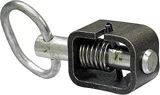 Buyers Products B2598H Weld-On 5/8" Spring Latch Assembly With Plain Tube, Spring Loaded Bolt, 4.68" x 2.53", Heat treated...