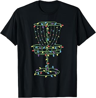 Disc Golf Basket Cool Disc Golf Frisbee Golfer Xmas Gift T-Shirt