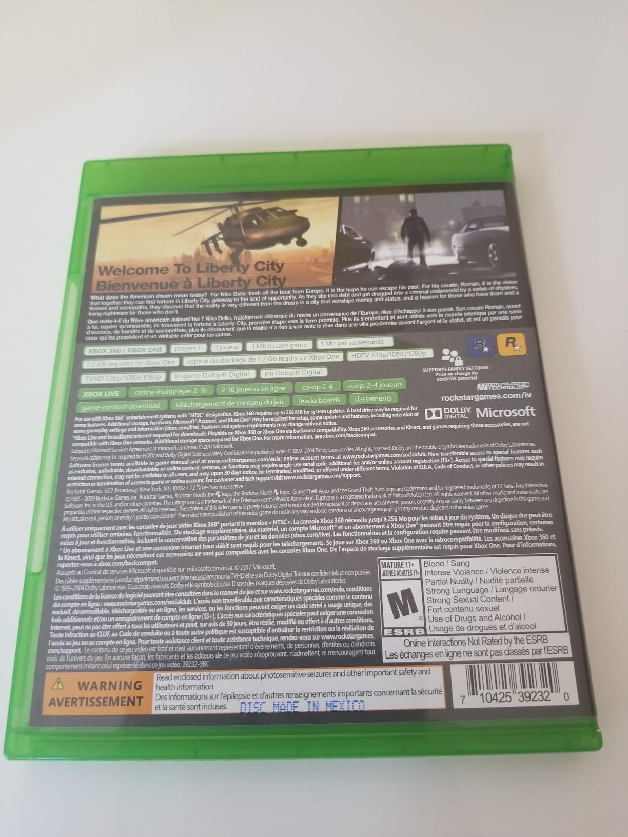 Amazon.com: Grand Theft Auto IV: The Complete Edition - Xbox 360|Xbox ...