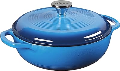 Lodge EC3D33 Color 3-Quart Dutch Oven (Caribbean Blue)