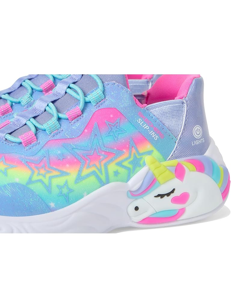 Pink SKECHERS KIDS Unicorn Dreams - Starry Lite 302296L (Little Kid/Big Kid)