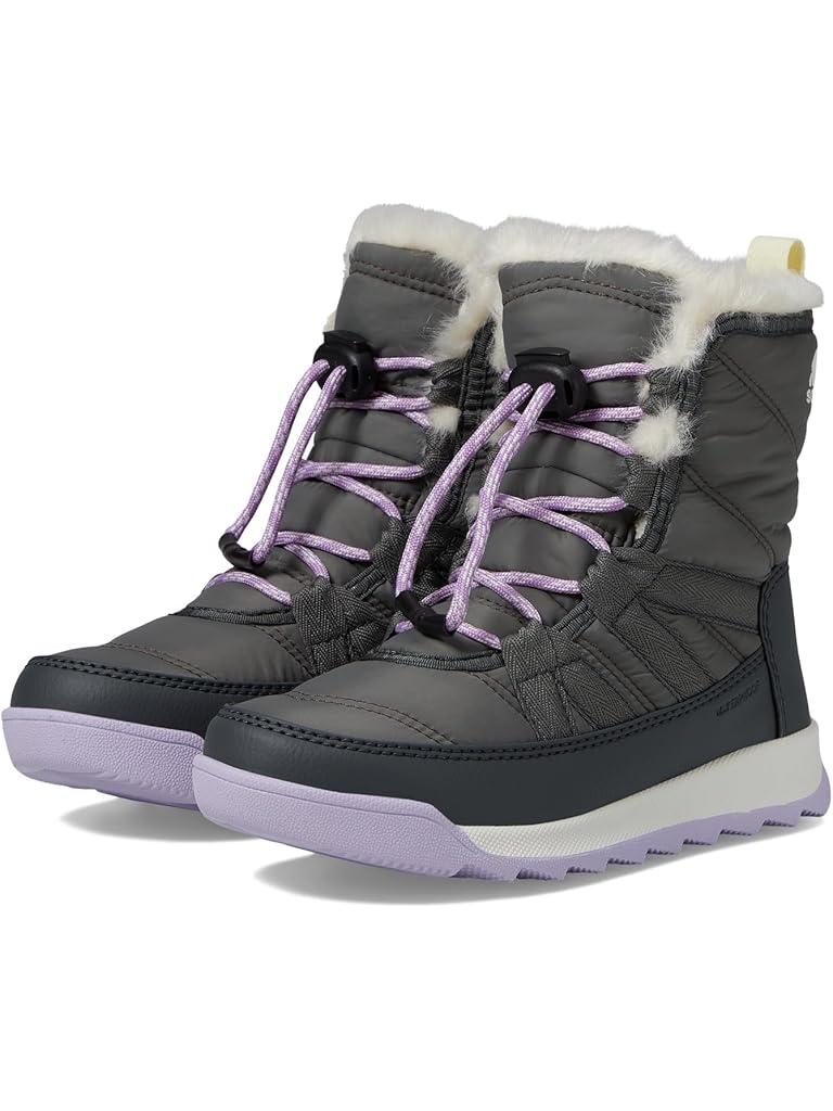 Black SOREL Kids Whitney II Plus Lace WP (Little Kid/Big Kid)