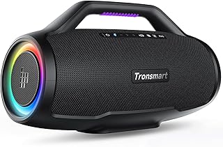 Tronsmart Bang Max Portable Bluetooth Speaker, 130W Powerful Loud Speaker with Deep Bass, Party Sync, IPX6 Waterproof Spea...