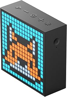 Divoom 840500101766 Pixel Art Speakers - Black (Pack of 1), Bluetooth